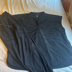 Black “camo” healing hands scrubs